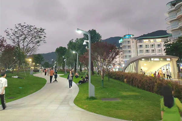 深圳大梅沙片區(qū)項(xiàng)目項(xiàng)目合計(jì)100余套智慧路燈，助力智慧景區(qū)建設(shè)
